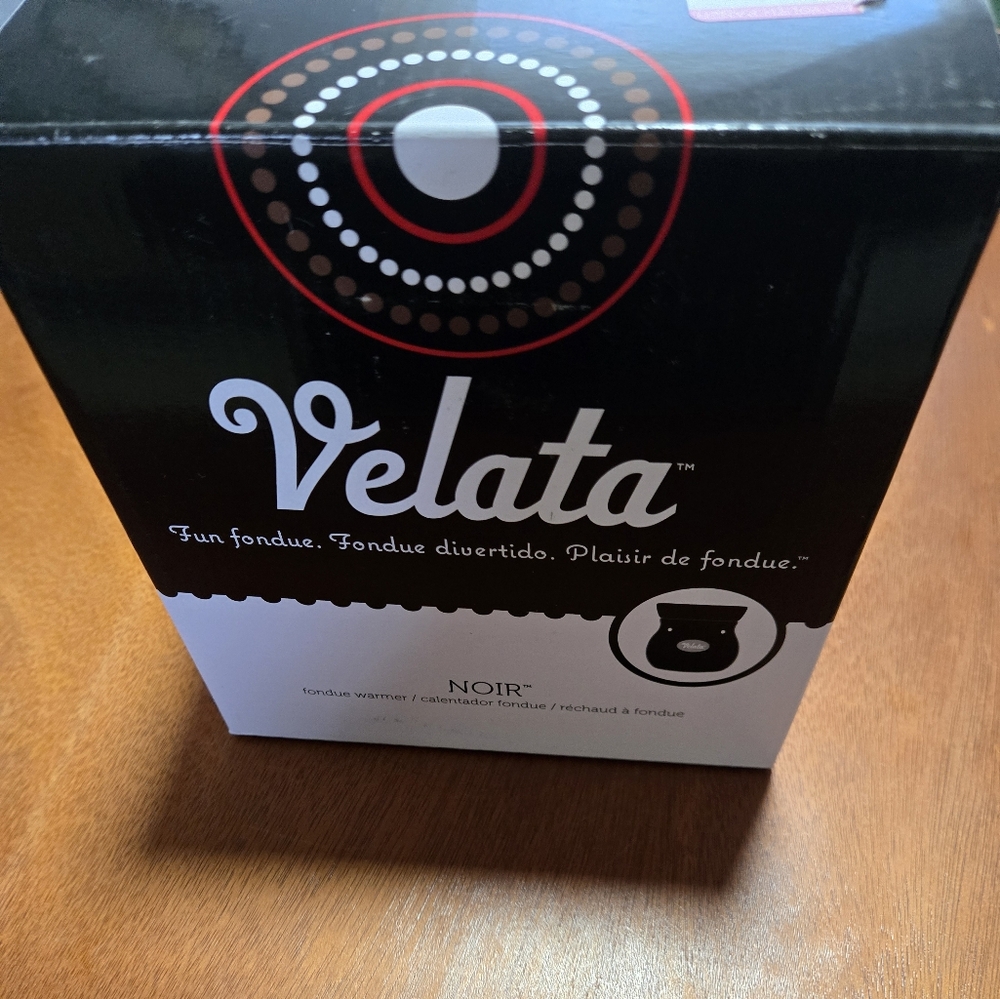 Velata Noir Fondue Warmer. New and never been out of the box .(only for listing)